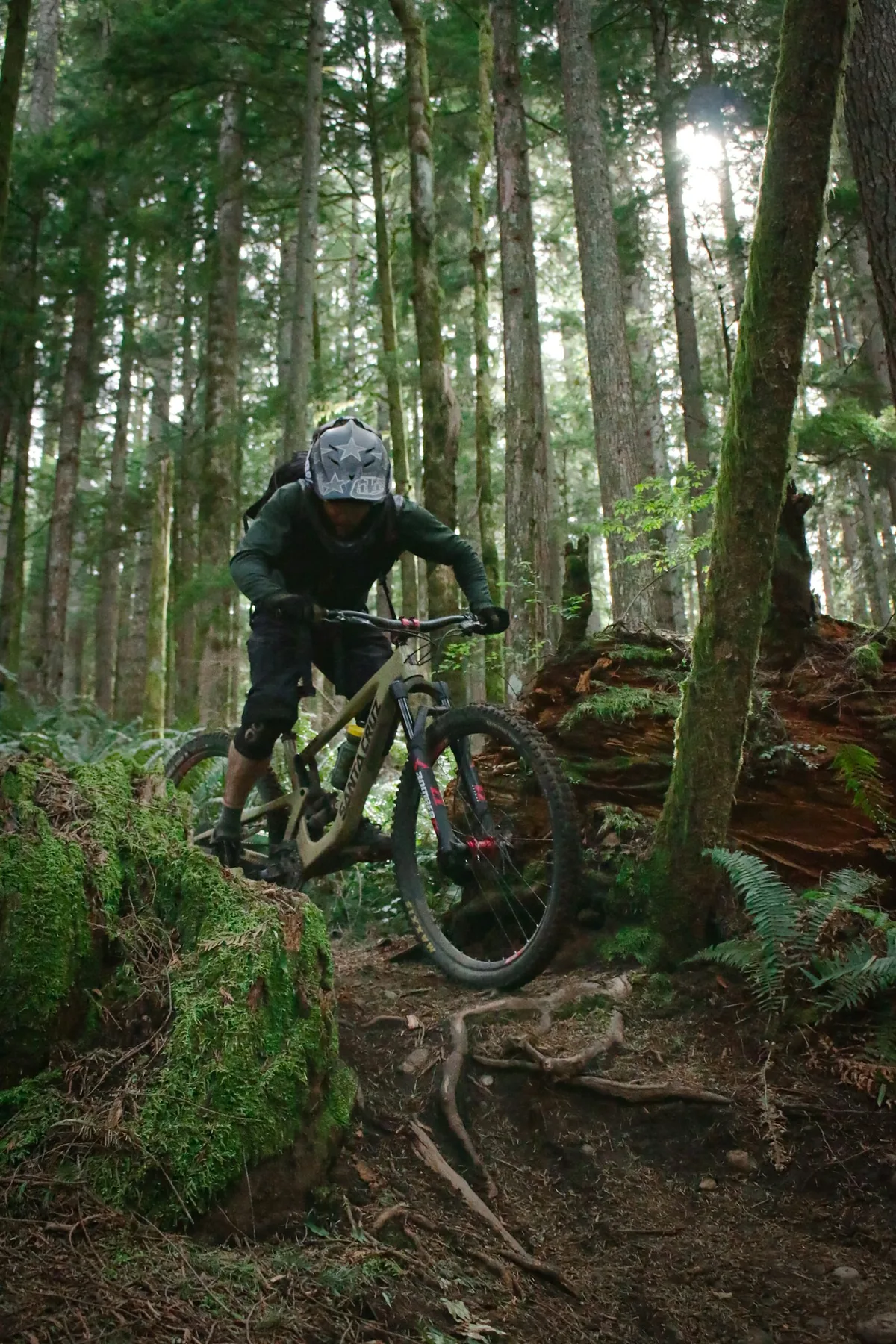 BTT em trilho de montanha